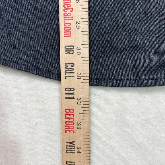 Wrangler Men's Casual Button Down Shirt - Dark Gray - Picture 13 of 14